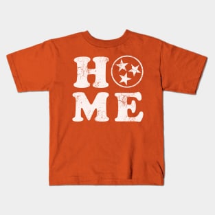 Home Tennessee Flag Orange Kids T-Shirt